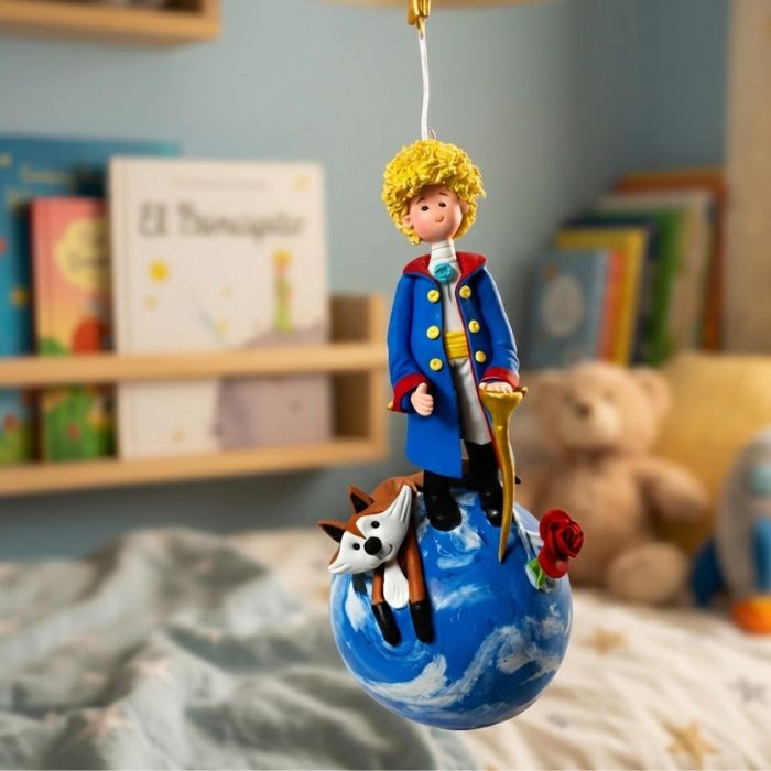 Principito cerámica en frio hecho a mano