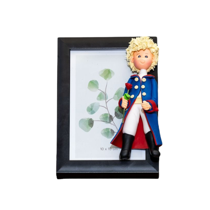 Marco para Foto de El Principito – Hecho a Mano en Cerámica en Frío