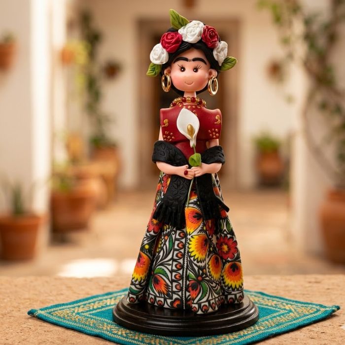 Frida Kahlo en porcelana en frío 🌺